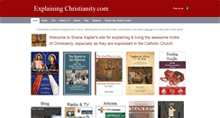 Desktop Screenshot of explainingchristianity.com